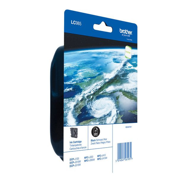 BildeBläckpatron BROTHER LC985BK svart
