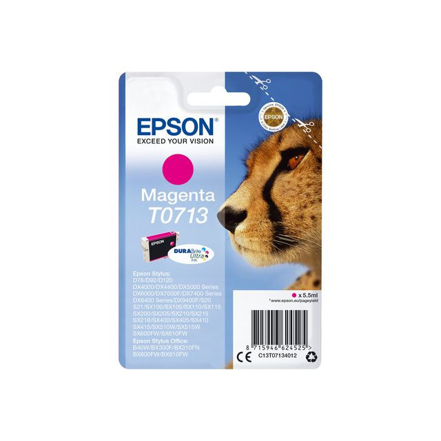 BildeBläckpatron EPSON C13T07134012 magenta