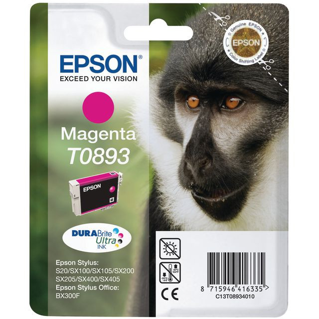 BildeBläckpatron EPSON C13T08934010 magenta