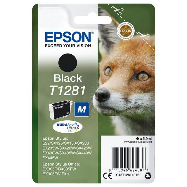 BildeBläckpatron EPSON C13T128142 svart