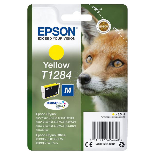 BildeBläckpatron EPSON C13T128442 gul