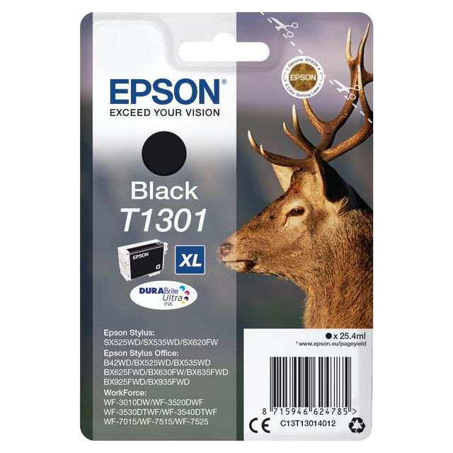BildeBläckpatron EPSON C13T13014012 svart