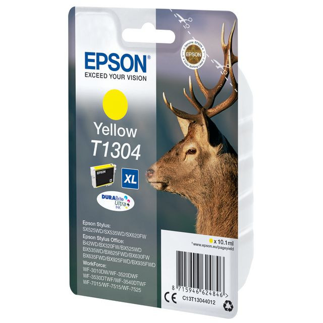 BildeBläckpatron EPSON C13T13044012 gul