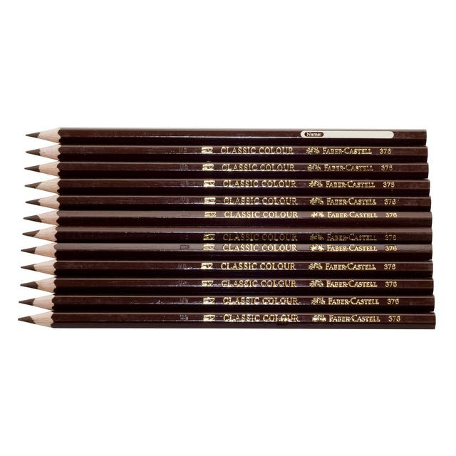 BildeFärgpenna FABER-CASTELL brun 12/fp