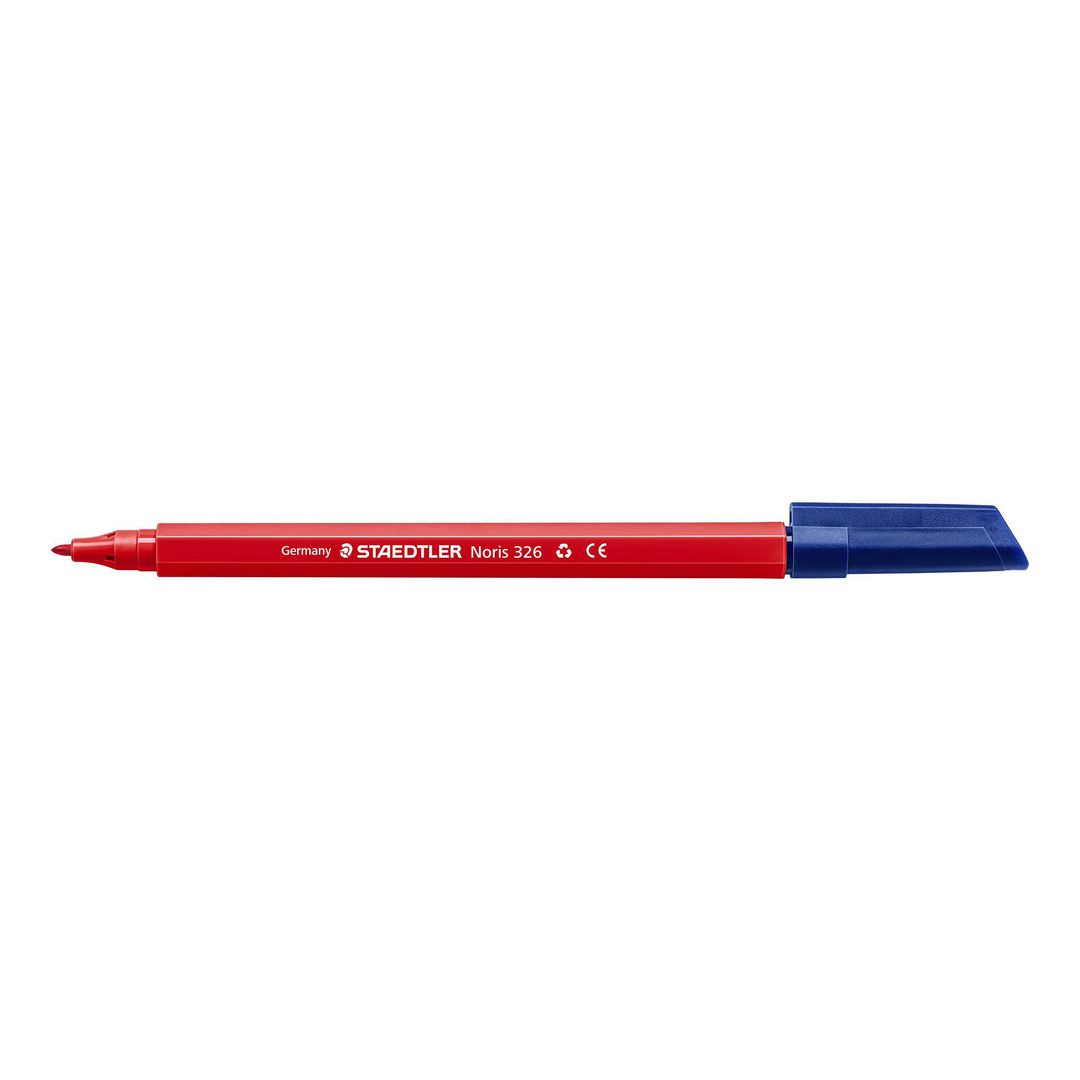 BildeFiberpenna STAEDTLER 326 1mm röd