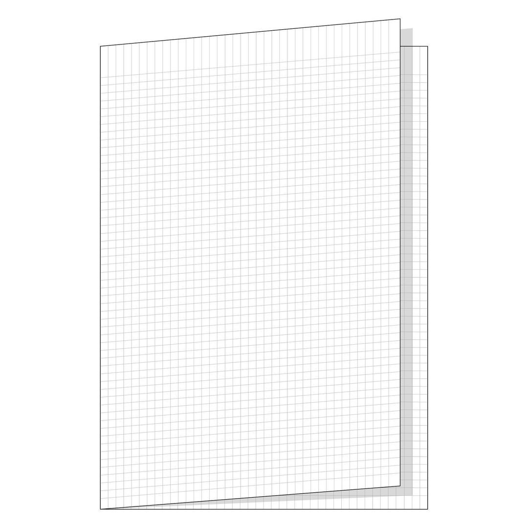 BildeSkrivpapper A3 rut. 5x5mm vikt 250/fp