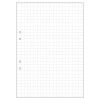 Lösblad A4 rutat 10x10mm hålat 500/fp