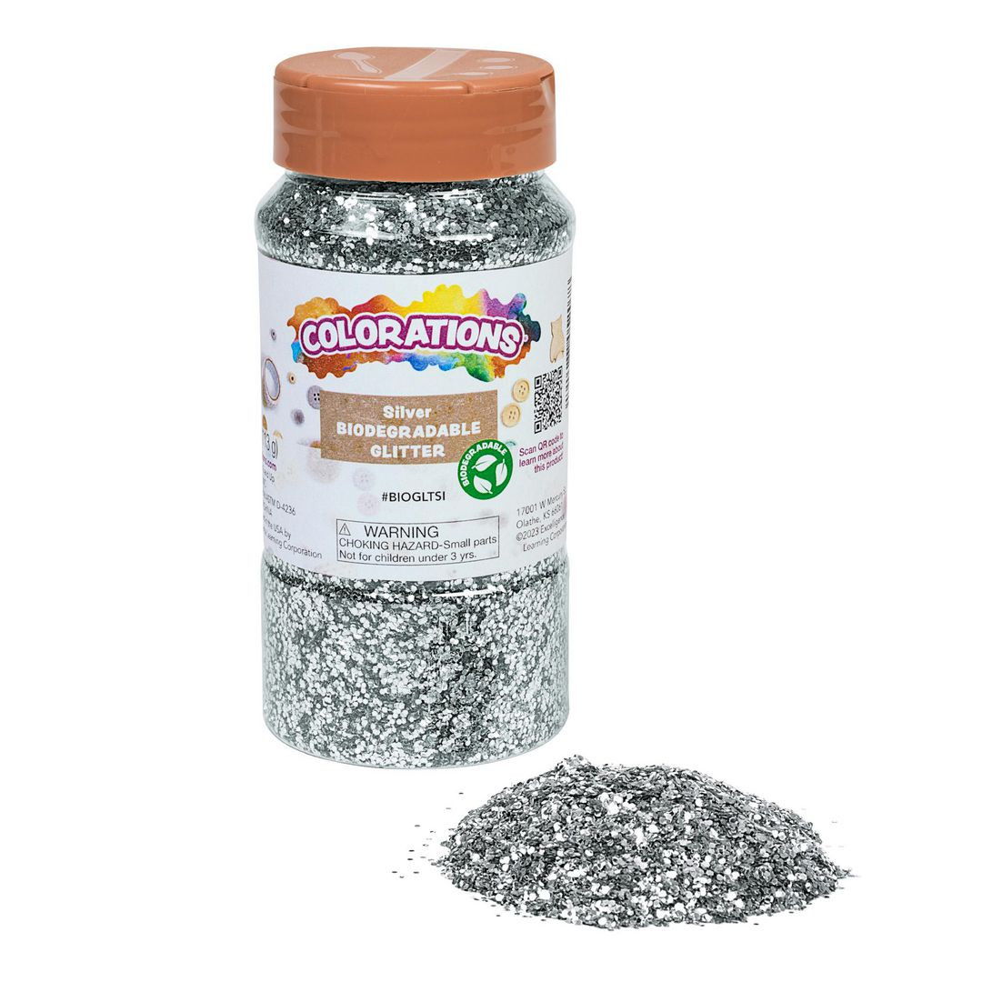 BildeBioglitter 113gr silver