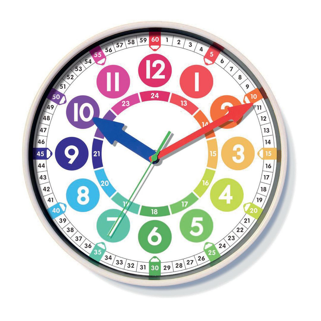 BildeKoncentrationsklocka färgglad 30cm