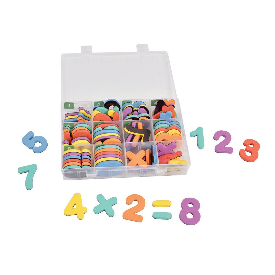 BildeMagnetiska siffror olika färger 72/fp