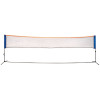Badmintonnät portabelt, 5 x 1,55 m