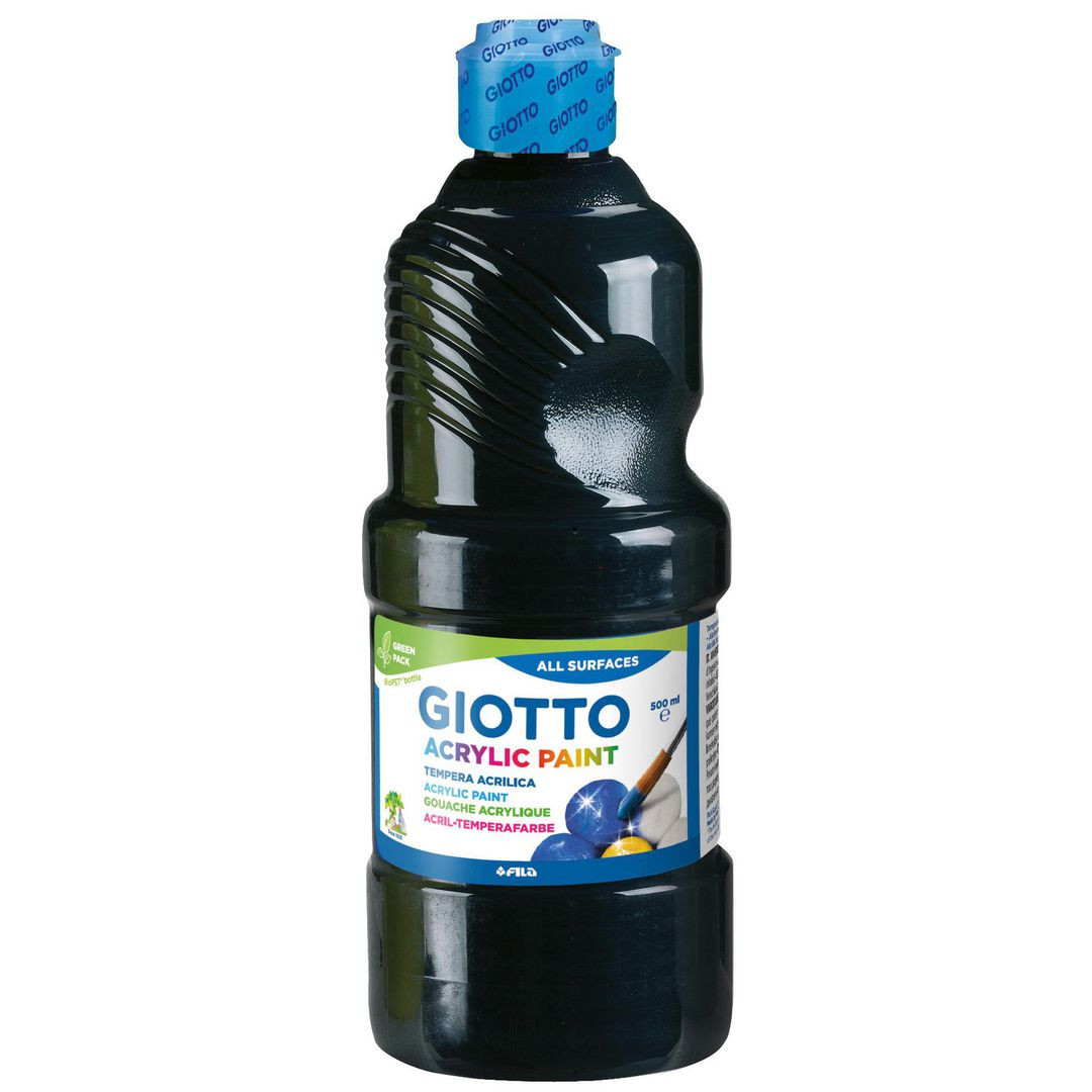 BildeAkrylfärg Giotto 500 ml svart