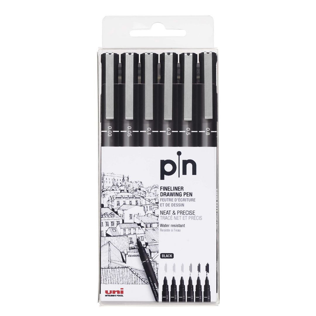 BildeFineliner UNI PEN 6/fp