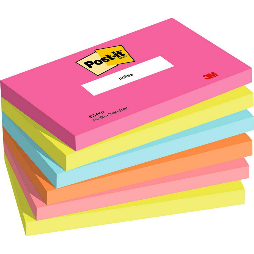BildeNotes POST-IT Pop 76x127mm 6/fp