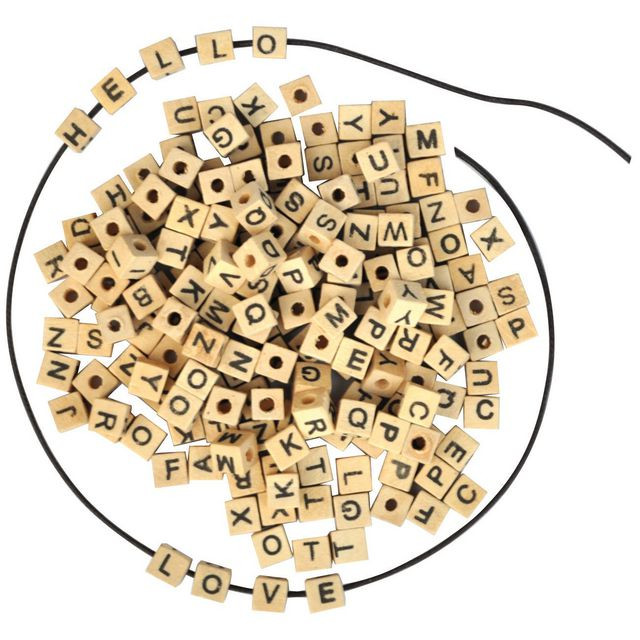 BildeTräpärlor bokstäver 300/fp