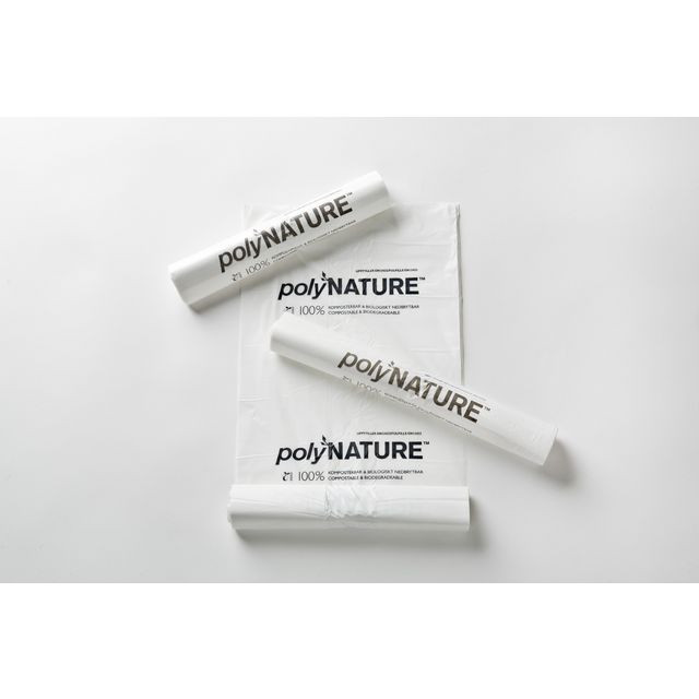 BildePlastsäck POLYNATURE PLA 70L 25my 20/rl