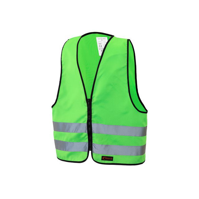 BildeReflexväst dragkedja Barn S grön