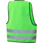Reflexväst dragkedja Barn S grön
