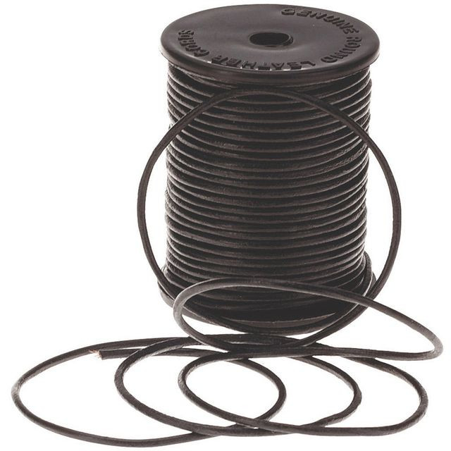 BildeLädersnöre svart