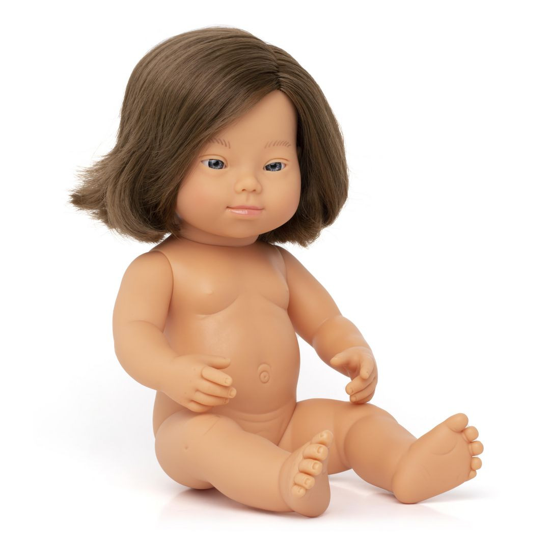 BildeDocka downs syndrom flicka 38cm