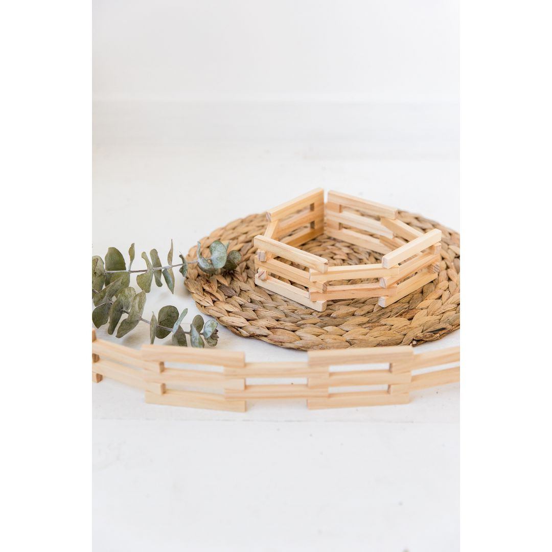 BildeStaket i trä 4 delar