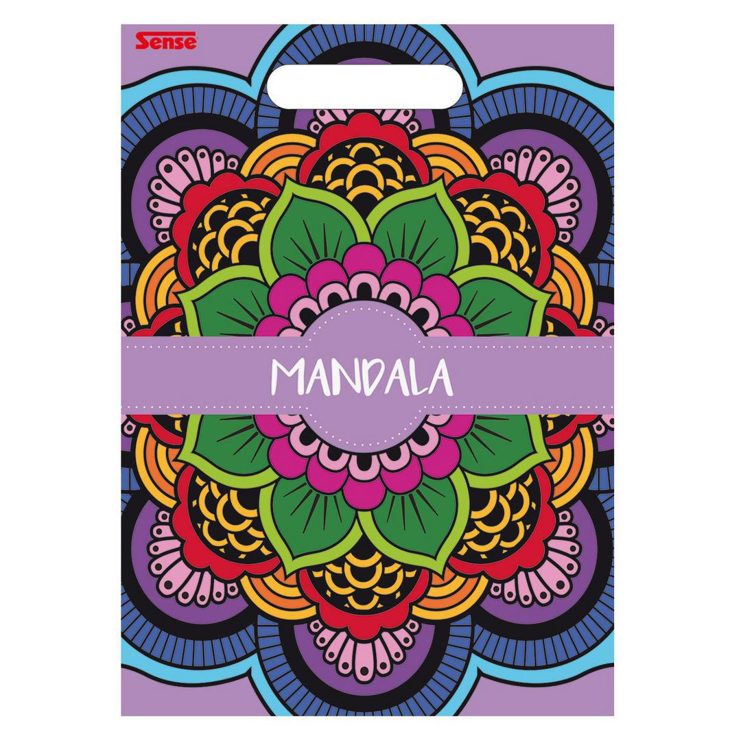 BildeMålarbok Mandala 24 sidor fria former