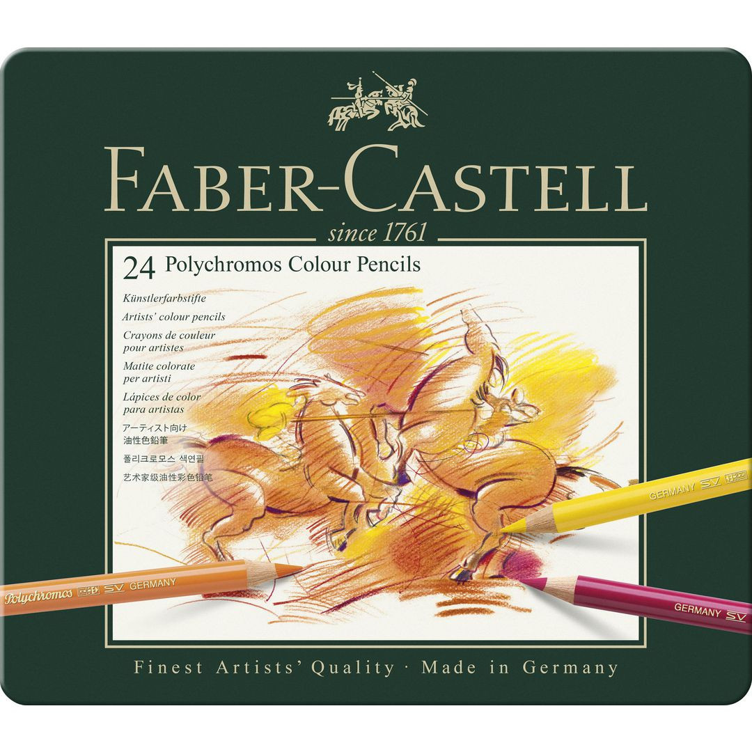 BildeFärgpenna FABER CASTELL Polychroms 24/fp