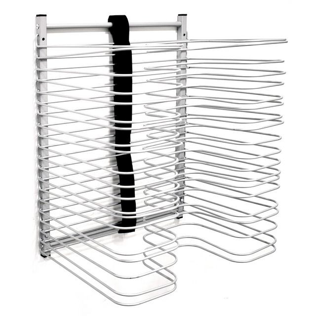 BildeVägghängt torkställ i metall
