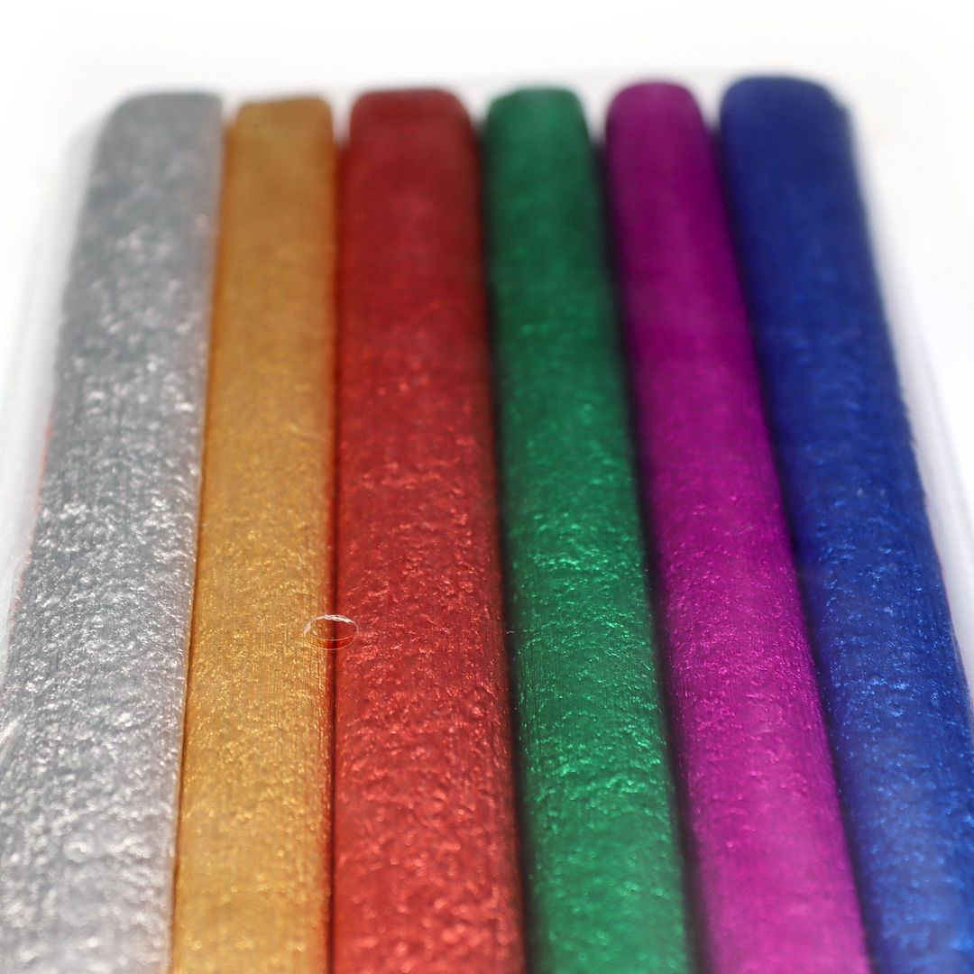 BildeKräppapper metallic mix, 1rl x 6 färger