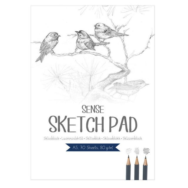 BildeSkissblock A5 80g 70 blad