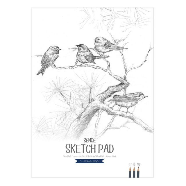 BildeSkissblock A3 80g 70 blad