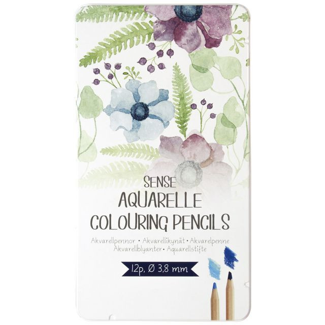 BildeAkvarellpenna SENSE plåtask 12/fp