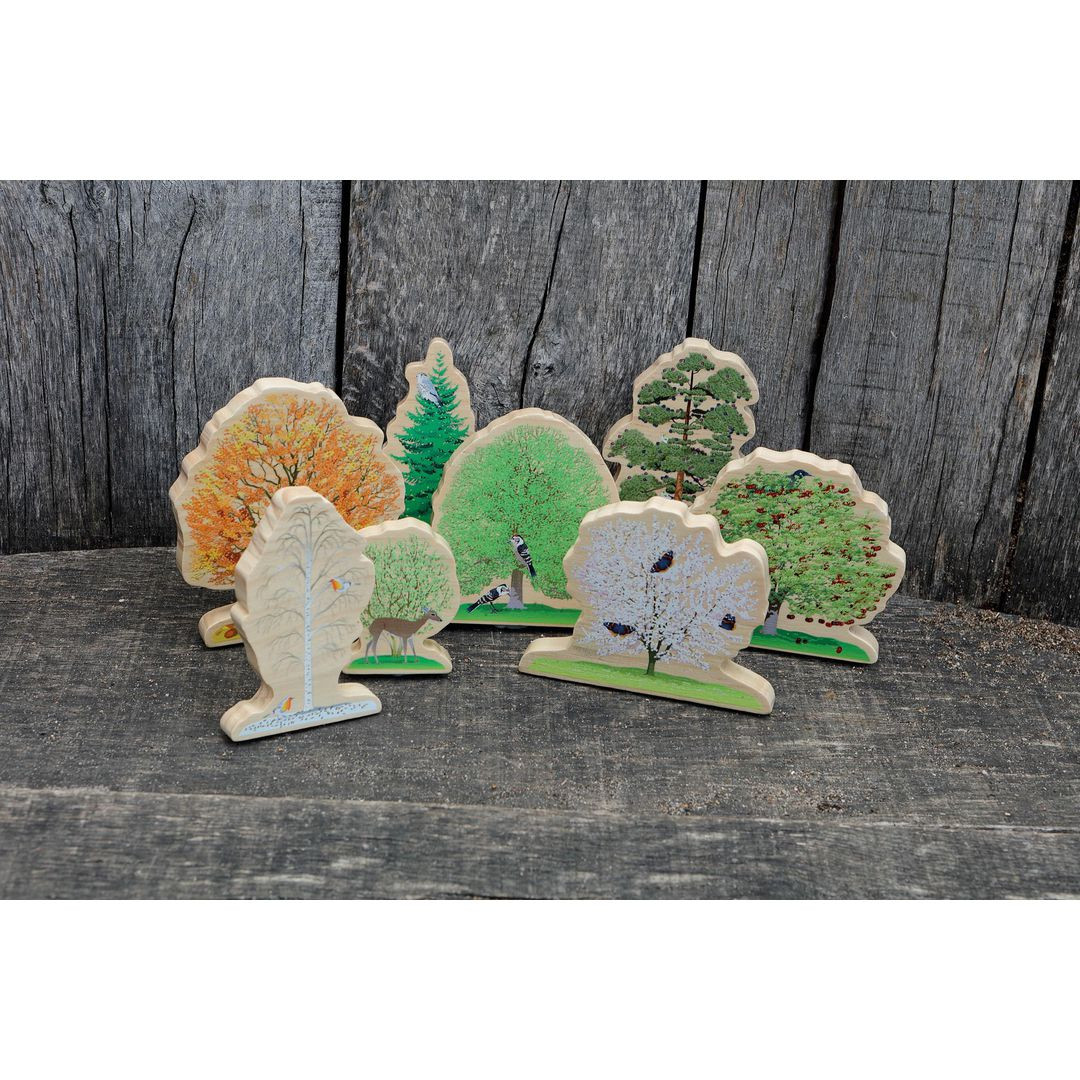 Bildeträd och buskar av trä 10/fp