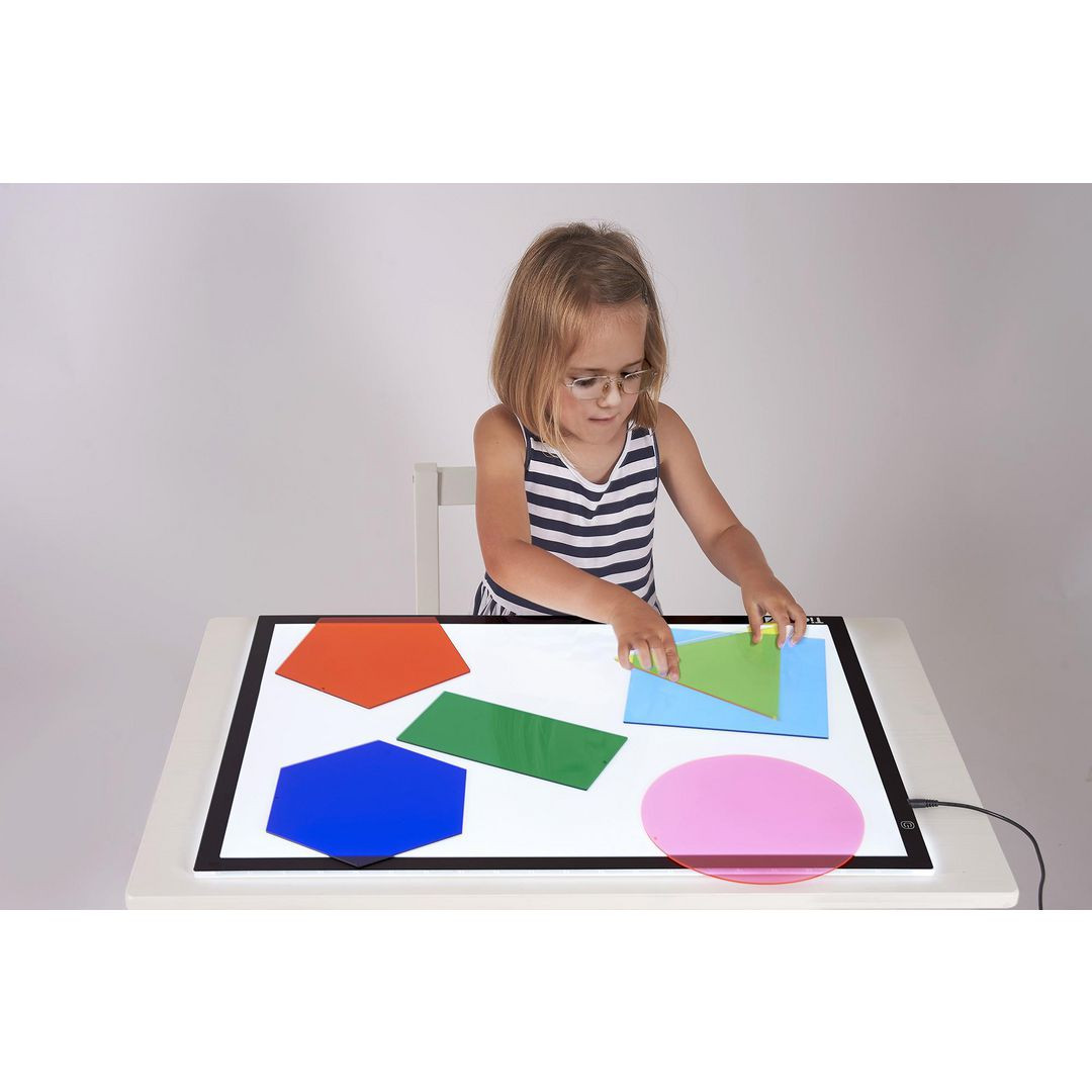 BildeGeometriska figurer för ljusbord 6/fp