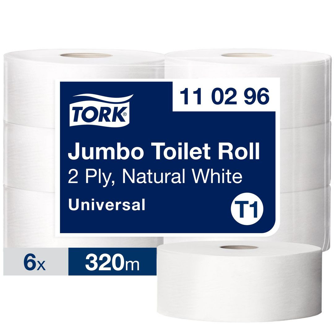 BildeToalettpapper TORK Uni T1 2-lag 6/fp