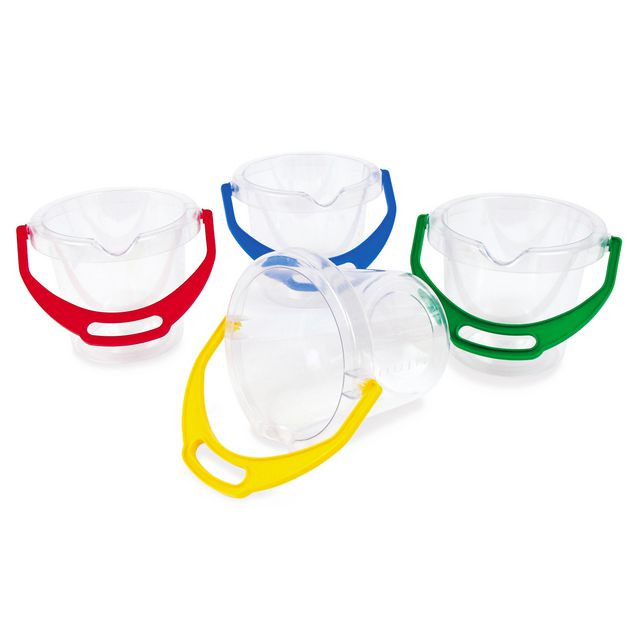 BildeHink 1,2 L transparent färgade handtag