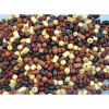Träpärlor mix natur/brun 250gr ca 600st