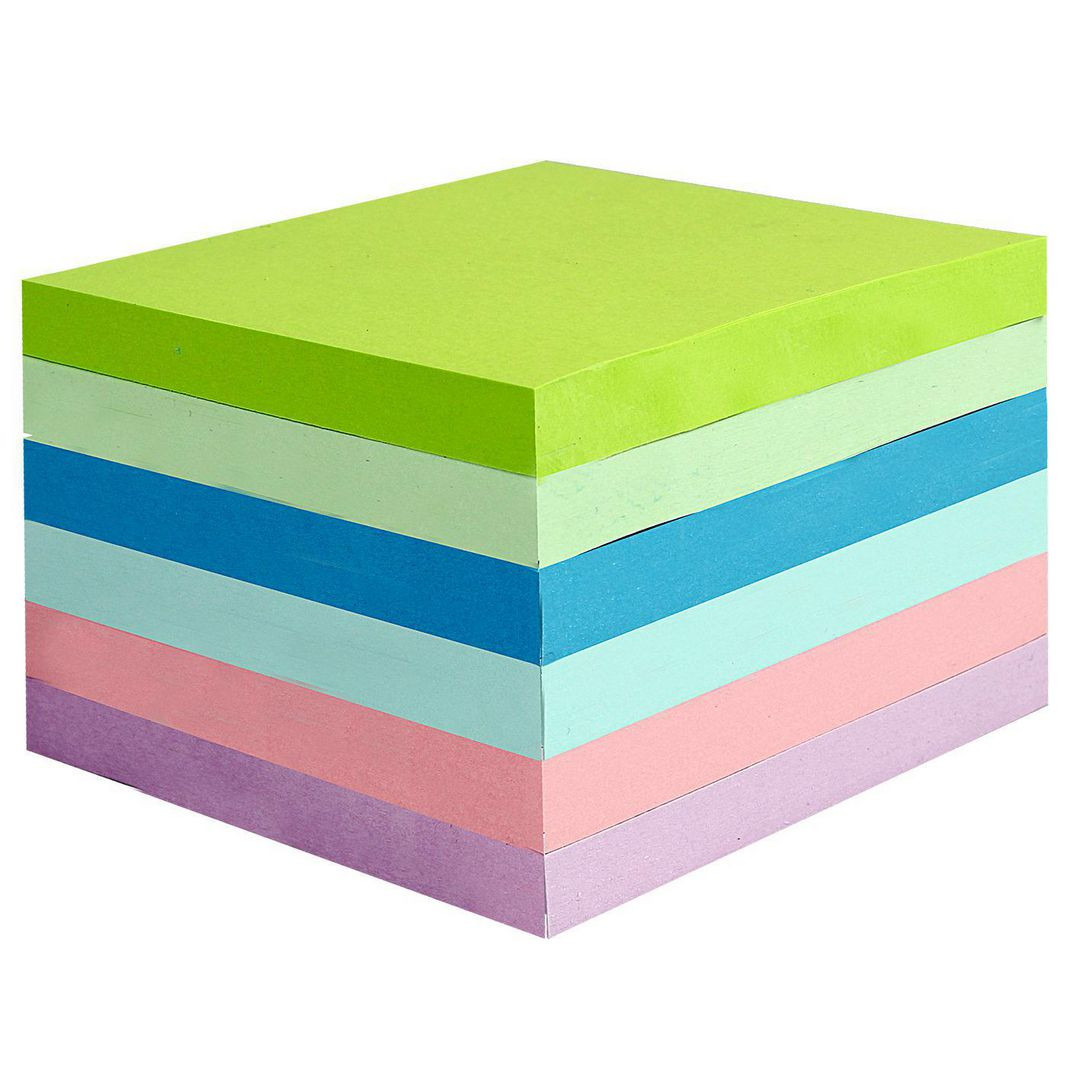 BildeNotes STANDARD kub 76x76mm pastell 450bl