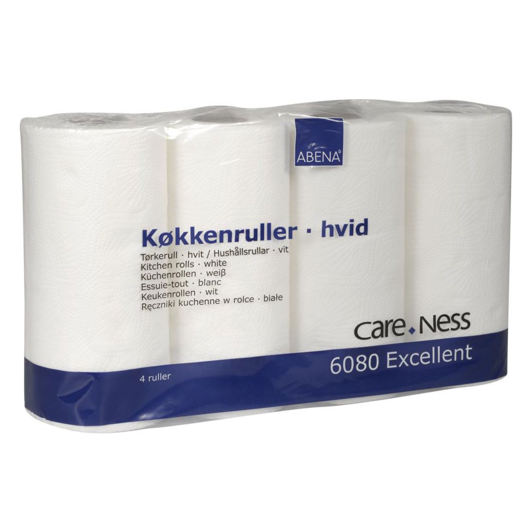 BildeHushållspapper ABENA 2-lag vit 4/fp