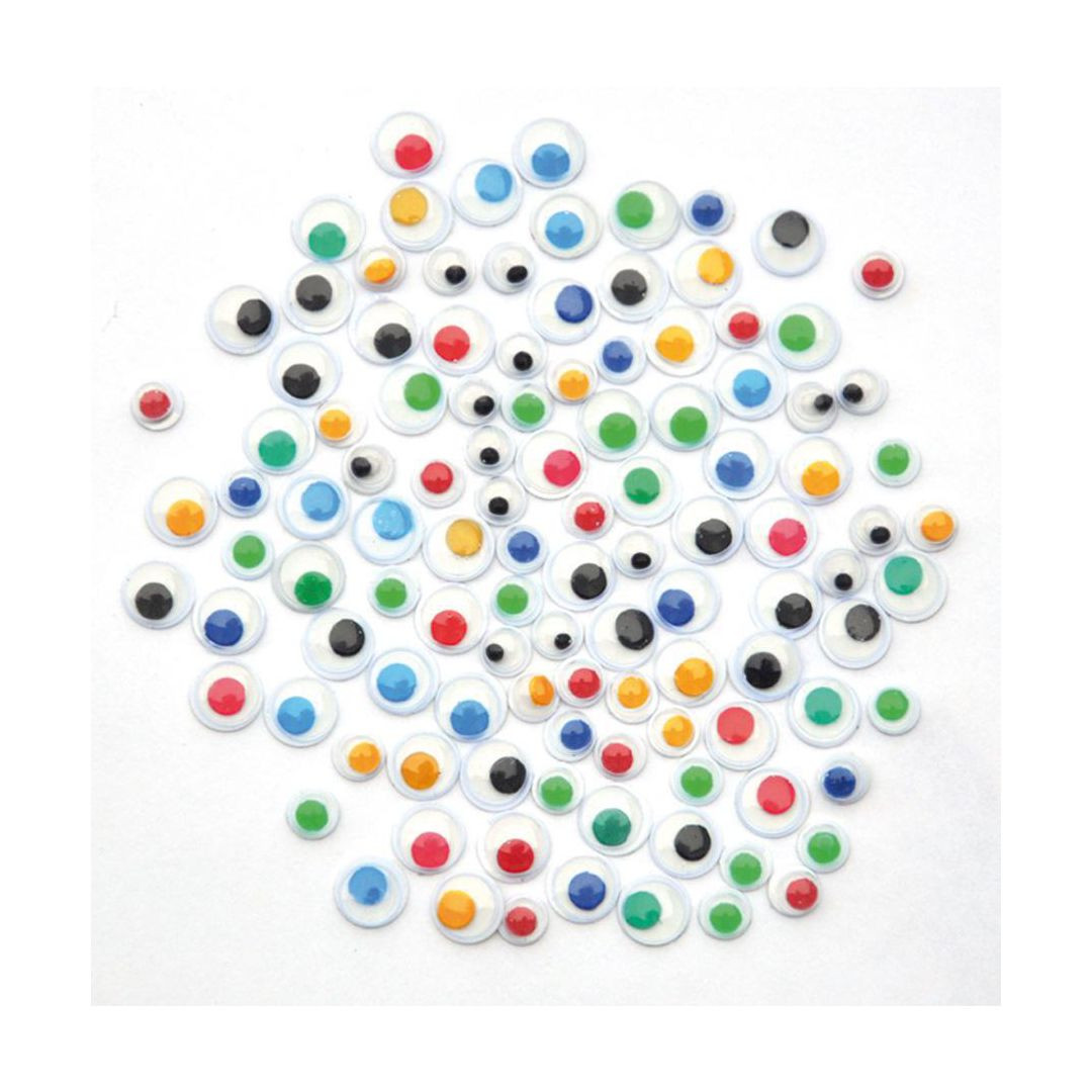 BildePlastögon blandade färger 600/fp