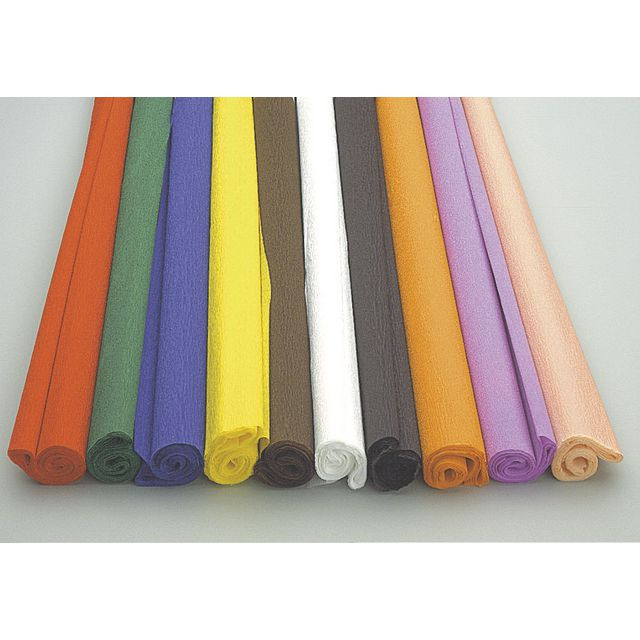 BildeKräppapper 2,5x0,5m röd