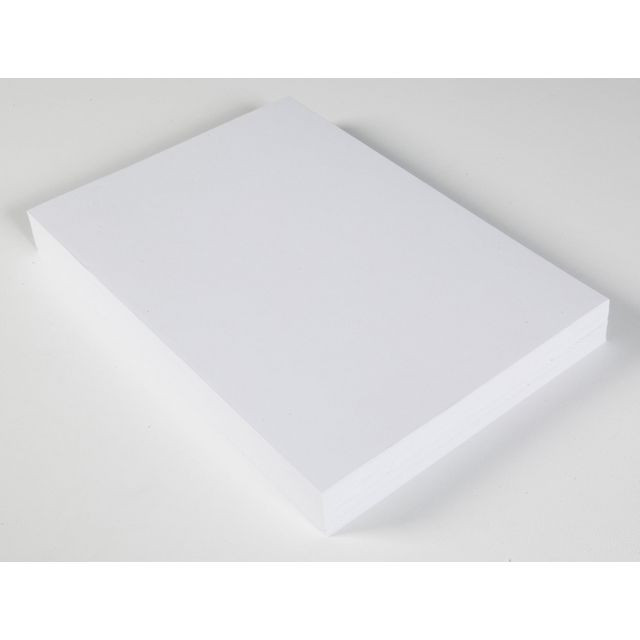 BildeDekorationskartong A4 vit