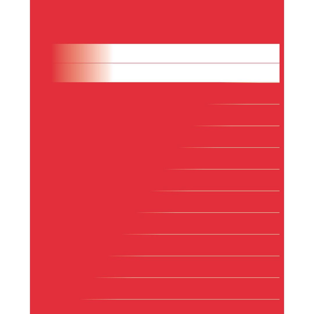 BildeSkrivh.17x21cm linj. 14,5mm röd