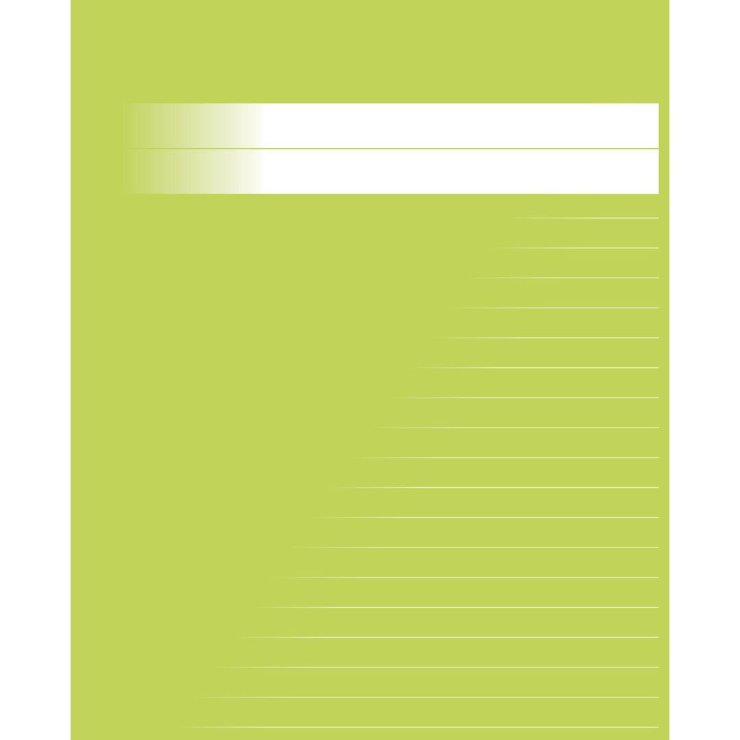 BildeSkrivh.17x21cm linj. 8,5mm ljusgrön