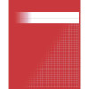 Räknehäfte 17x21cm rutat 5x5 mm röd