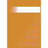 Räknehäfte A5 rutat 5x5mm orange