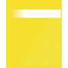 Räknehäfte 17x21cm rutat 5x5mm gul