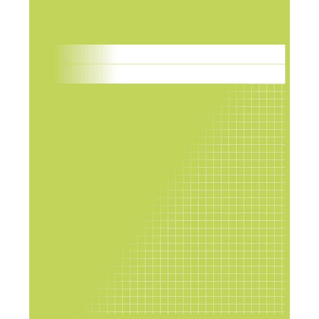 BildeRäknehäfte 17x21cm rutat 5x5mm ljusgrön