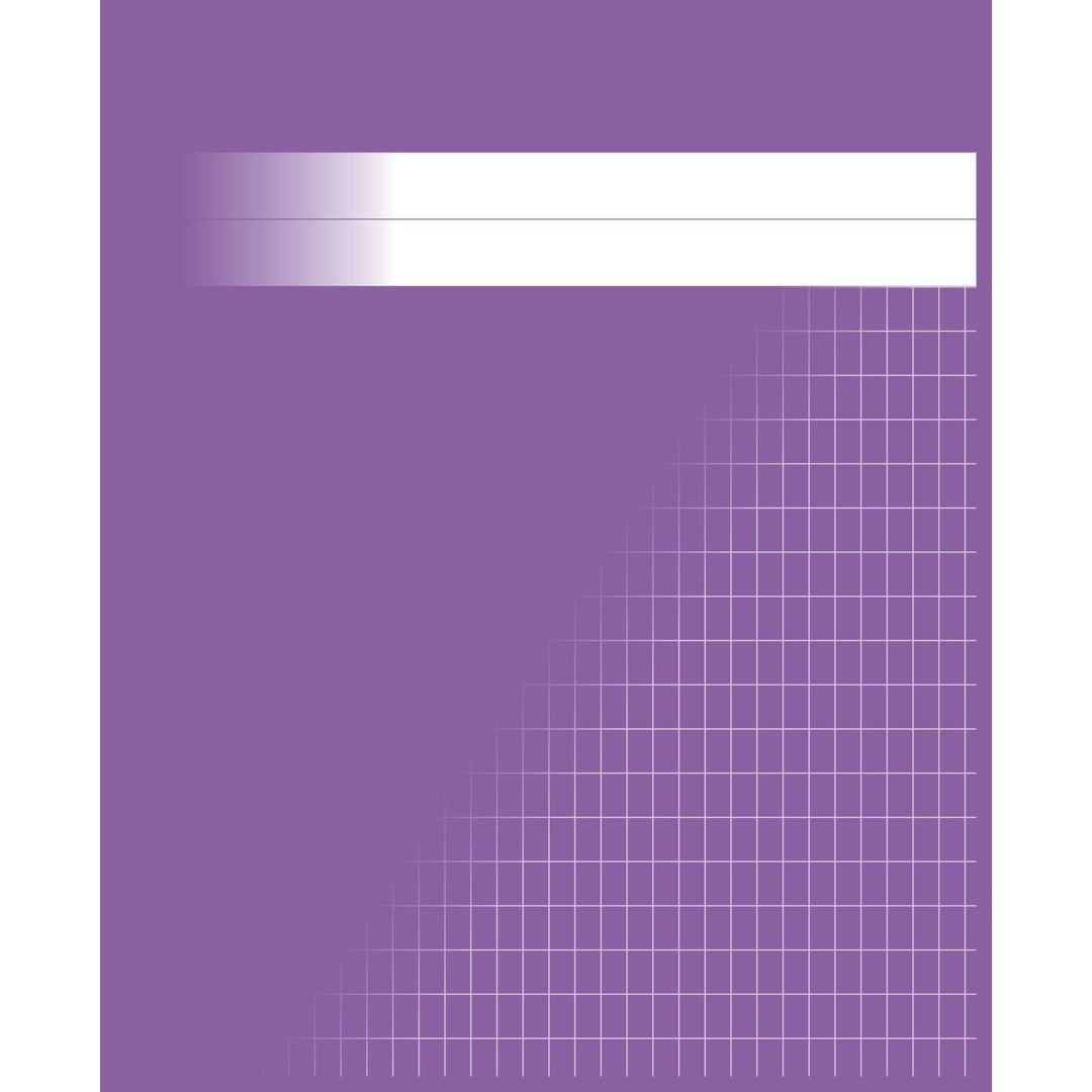BildeRäknehäfte 17x21cm rutat 5x8mm lila