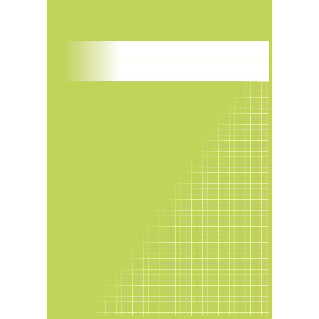BildeRäknehäfte A4 rutat 5x5mm ljusgrön